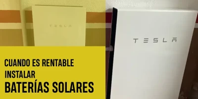 Cuándo es rentable instalar baterías solares en casa